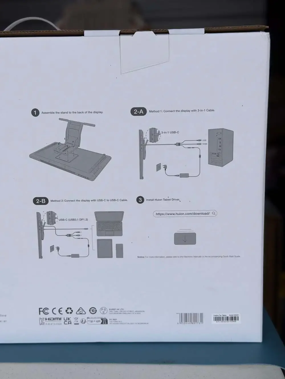 Huion Kamvas 22 Creative Pen Display (GS2201) 21.5